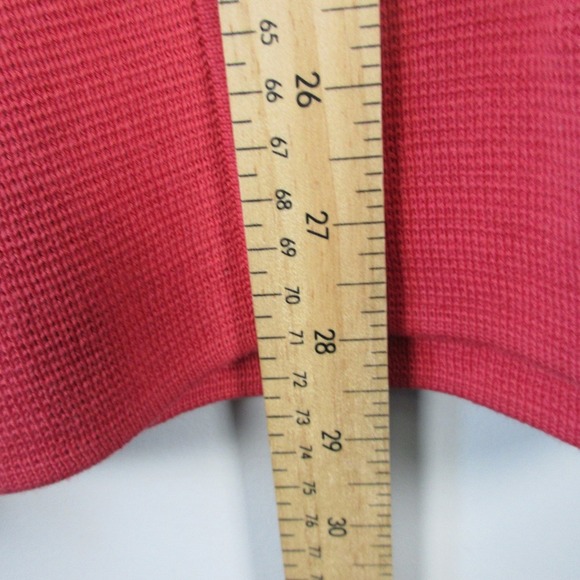 Talbots Button Front Cardigan Sweater Woman 3X Pink Cotton Collared Knit 854 - Picture 8 of 11